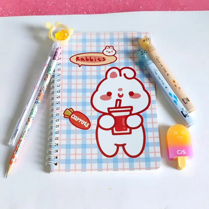 Caderno Espiral Coelhinho